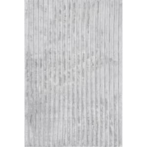 Kai Machine Washable Silver 5 ft. x 8 ft. Solid Area Rug