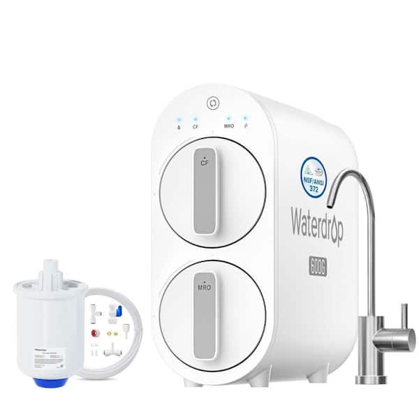G2P600 Reverse Osmosis System, 7-Stage Tankless RO, Under Sink RO System, Extra PMT Tank