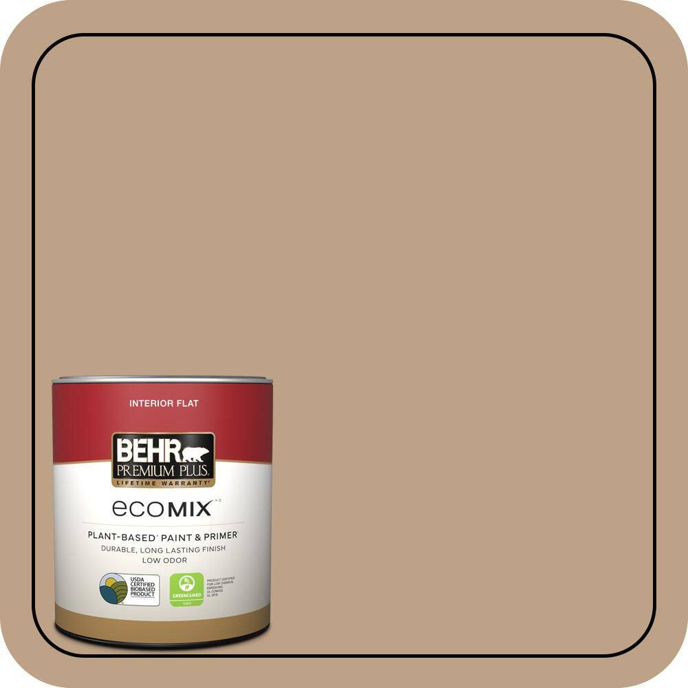 1 qt. #PPU4-05 Basketry Flat EcoMix Plant-Based Interior Paint & Primer price history on PriceWatchPro