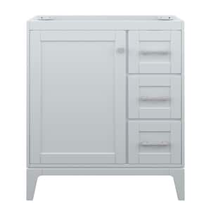 Kayville 24 in. W x 22 in. D x 34 in. H Bath Vanity Cabinet without Top in White