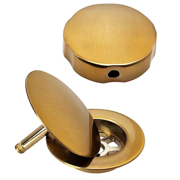 2-1/2 in. Replacement Drain and Handle for Cable Drive Drains, Brushed Bronze