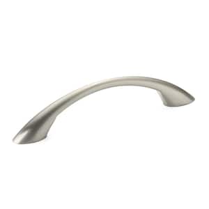 Charleston Collection 3 3/4 in. (96 mm) Brushed Nickel Modern Cabinet Arch Pull