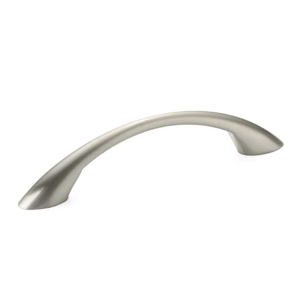 Richelieu Hardware Charleston Collection 3 3/4 in. (96 mm) Brushed Nickel Modern Cabinet Arch Pull