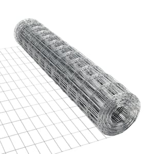 Fencer Wire 5 ft. x 100 ft. 12.5-Gauge Welded Wire Fence with Mesh 2 in. x  4 in. WB125-5X100M24 - The Home Depot
