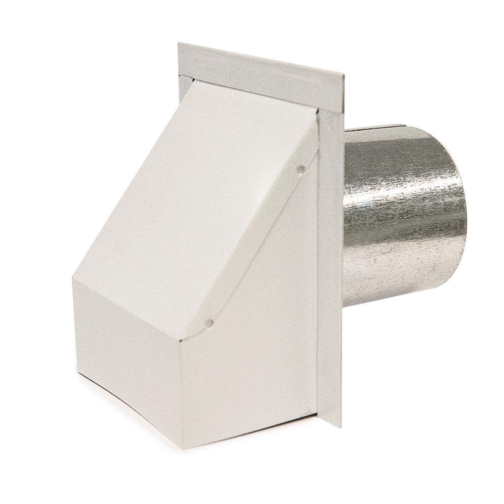 HIDE-A-VENT 10 in. Rectangular Exterior Vent for Kitchen Exhaust Fans Model  B - The Home Depot