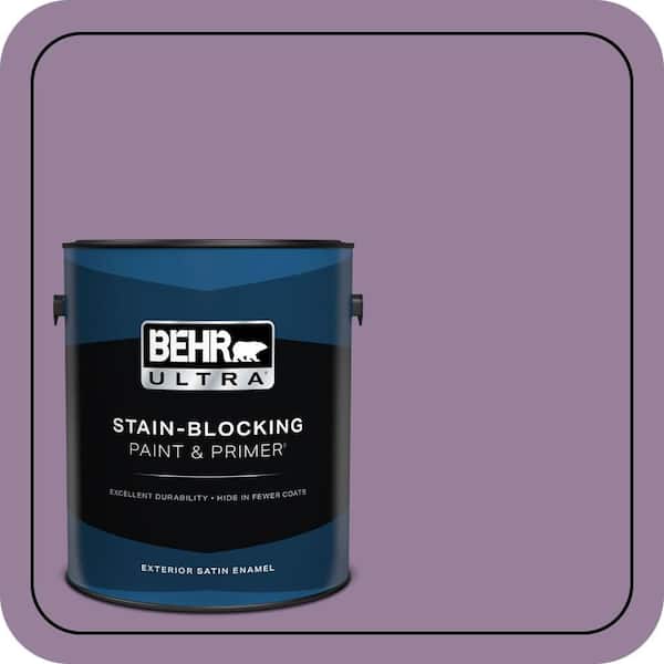 BEHR ULTRA 1 gal. #670D-6 Mixed Berries Satin Enamel Exterior Paint & Primer