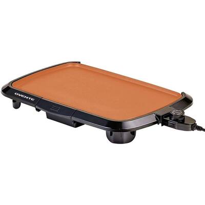 CucinaPro 110 sq. in. Black Non-Stick Electric Griddle Crepe Maker 1448 -  The Home Depot