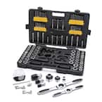GEARWRENCH SAE/Metric Ratcheting Tap and Die Set (114-Piece) 82812
