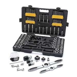 SAE/Metric Ratcheting Tap and Die Set (114-Piece)