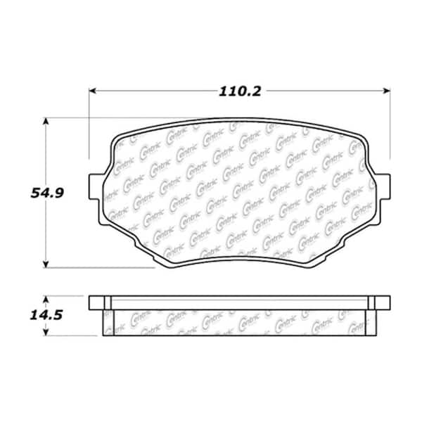 Centric Parts Disc Brake Pad Set