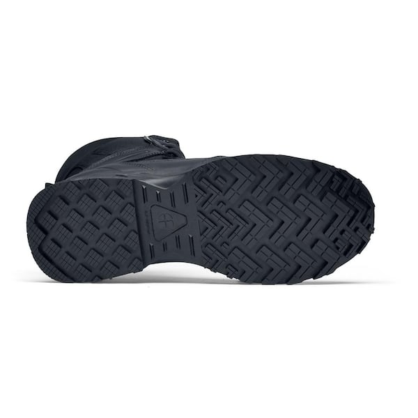 Unisex Defense Water Resistant 8 in. Work Boots - Composite Toe- Black Size 10.5(M)