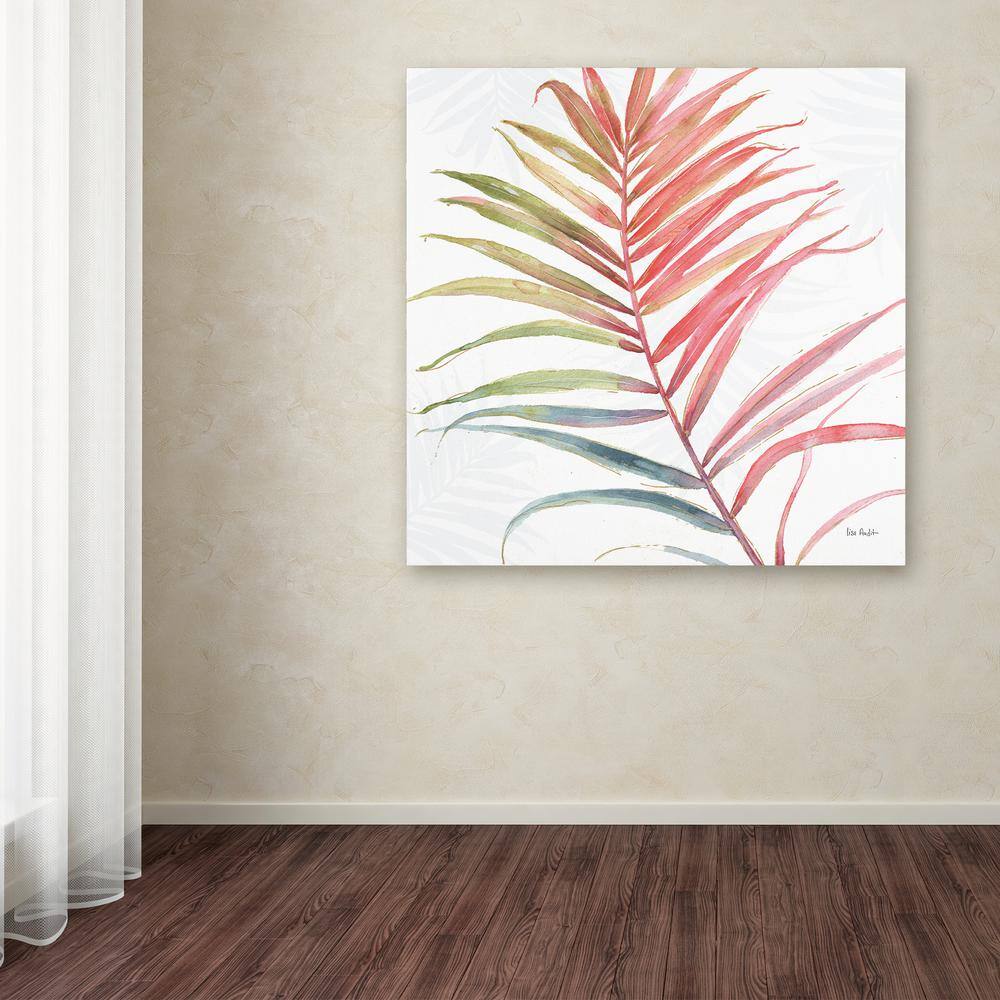 Tropical Blush VI 18" x 18" Multicolor Canvas Wall Art