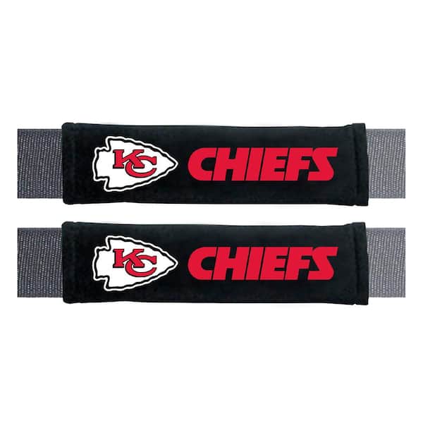 Fanmats Kansas City Chiefs Embroidered Seatbelt Pad (2-Pieces)