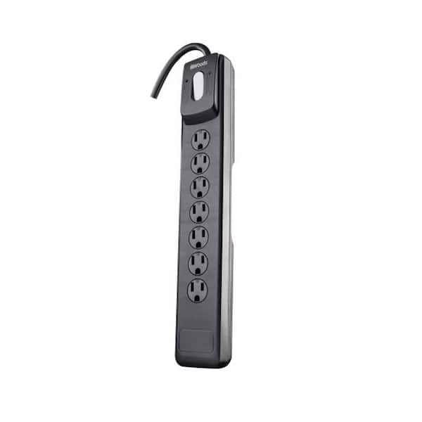 Woods 7-Outlet Surge Protector with Safety Overload Feature