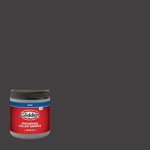 8 oz. PPG1001-7 Black Magic Satin Interior Paint Sample