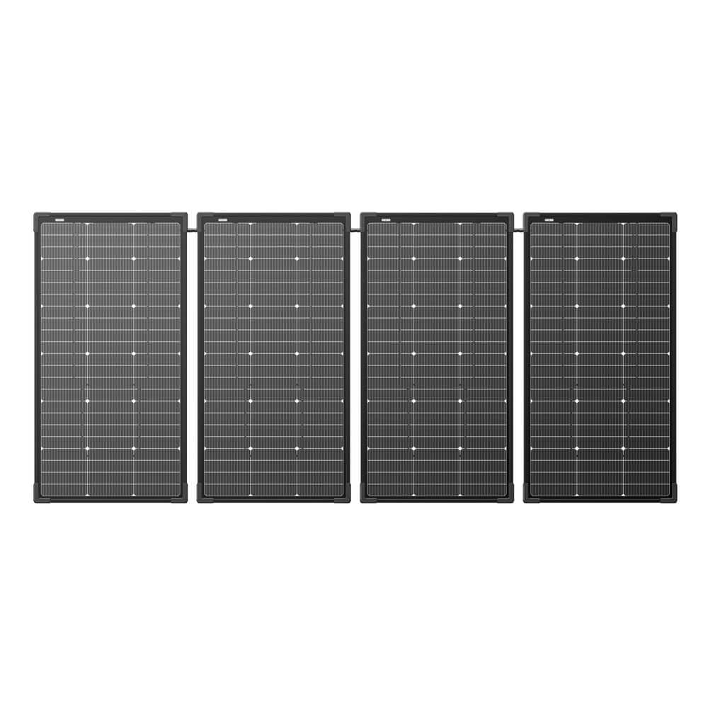 125-Watt Bifacial Modular Solar Panel 4-Piece Kit (Total 500W), IP68, Solar