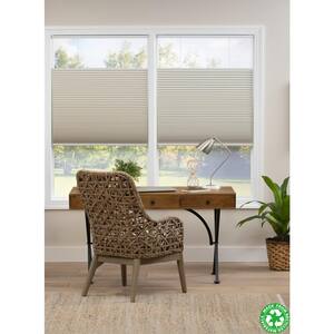 Cut-to-Width Ivory Cordless Top Down Bottom Up Blackout Eco Polyester Cellular Shade 31.5 in. W x 84 in. L