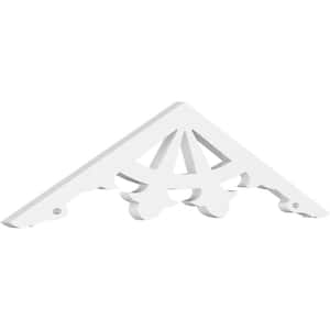 1 in. x 36 in. x 9 in. (6/12) Pitch Riley Gable Pediment Architectural Grade PVC Moulding