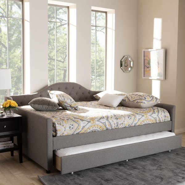 Baxton deals trundle bed