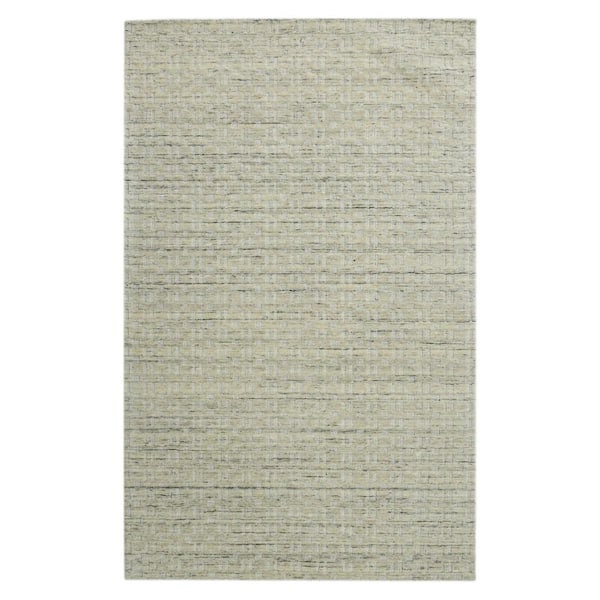 Amer Rugs Houston 5 x 8 Beige Geometric Pattern Area Rug for High Traffic Living Room Dining Room Bedroom