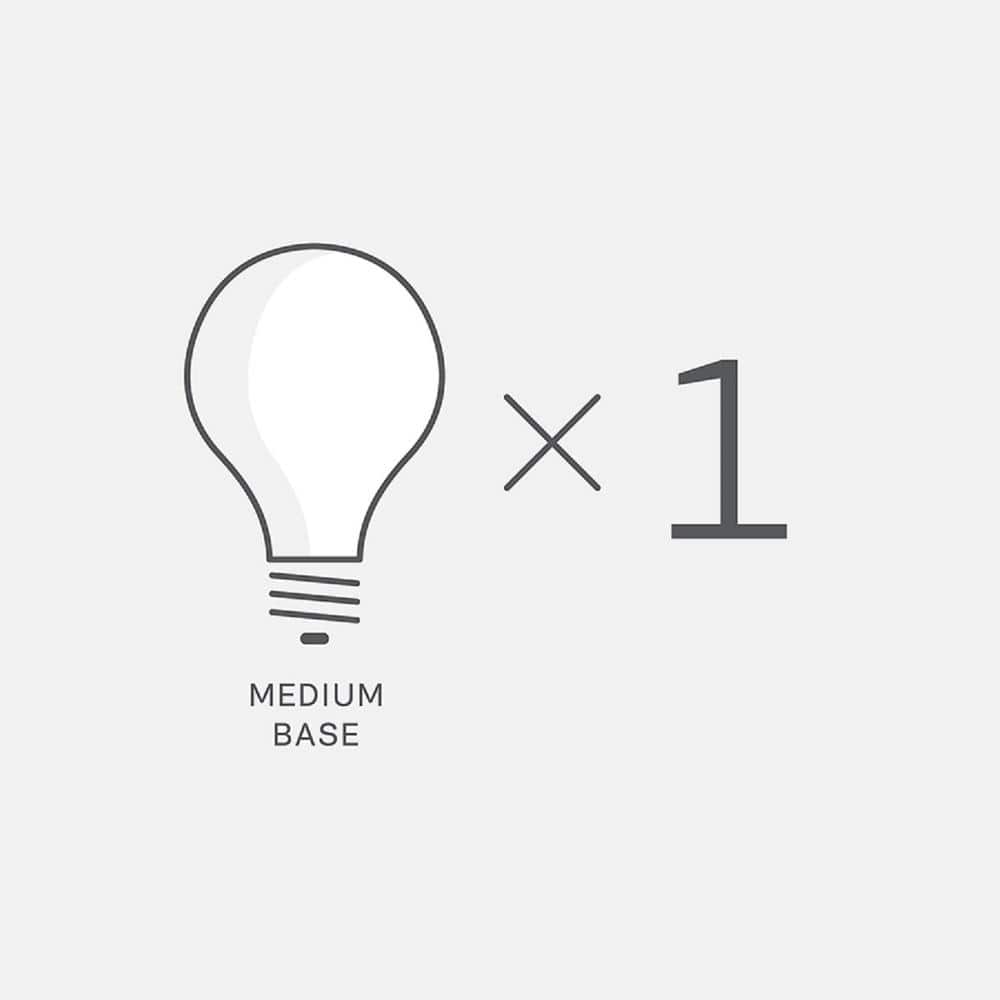 Black Clear Glass Outdoor Pendant Light with LED Option