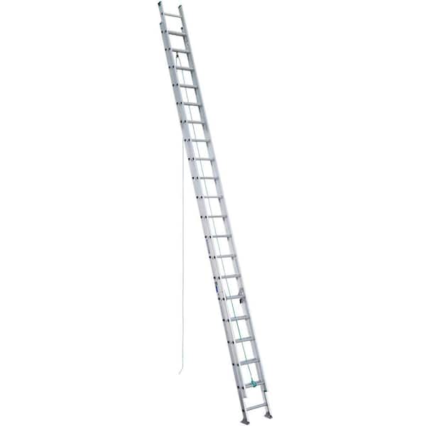 Werner 40 ft. Aluminum Extension Ladder (37 ft. Reach Height) with 225 lb. Load Capacity Type II Duty Rating