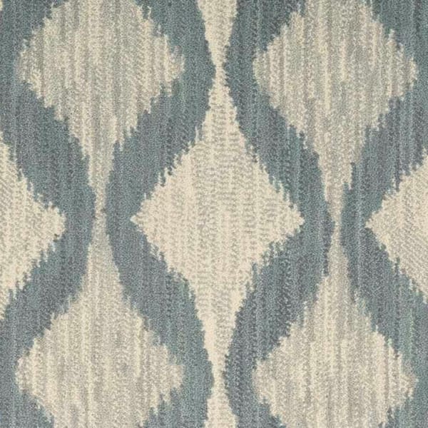 Wandering Highway Ice Custom Rug with Pad