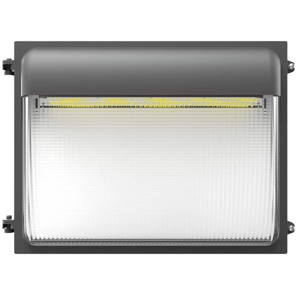 400W Watt Equivalent Selectable 18 in. Slim Integrated LED Bronze Outdoor Wall Pack Light CCT 30K/40K/50K Selectable price history on PriceWatchPro