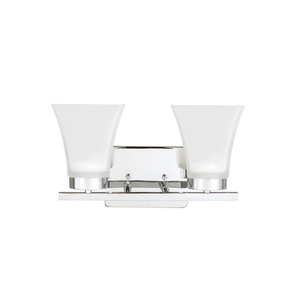 Reviews for Generation Lighting Bayfield 13.25 in. 2Light Chrome