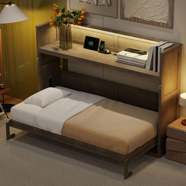 Twin Murphy Bed Desk
