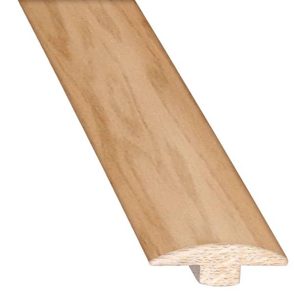 Heritage Mill Oak Ivory/Alabaster 5/8 in. Thick x 2 in. Wide x 78 in. Length Hardwood T-Molding