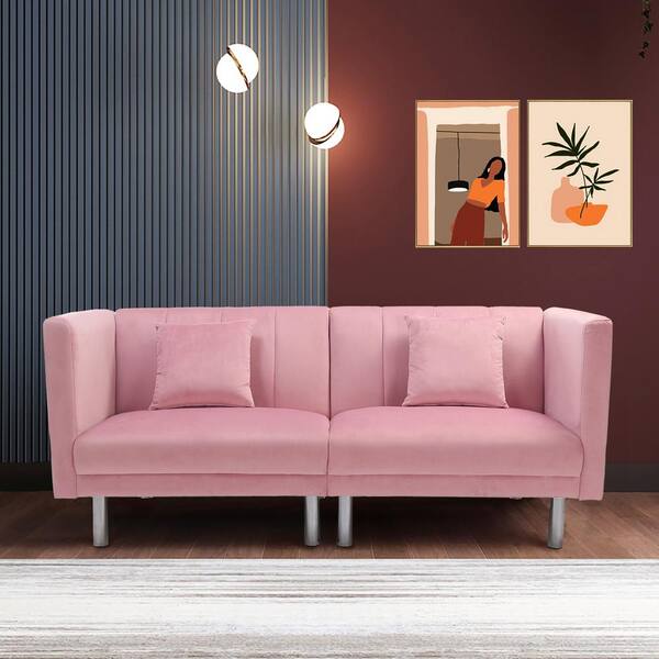 hot pink 2 seater sofa