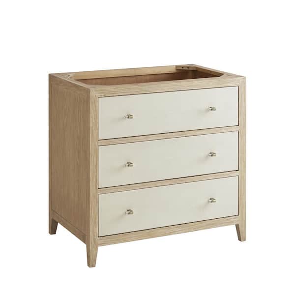 James Martin Vanities Celeste 35.75 in. W x 23.38 in. D x 34.88 in. H Bath Vanity Cabinet without Top in Sunwashed Oak
