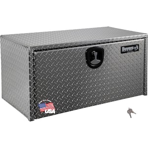 18 in. x 18 in. x 36 in. Diamond Plate Tread Aluminum Underbody Truck Tool Box