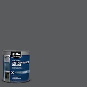 1 qt. #AE-53 Midnite Hour Semi-Gloss Enamel Urethane Alkyd Interior/Exterior Paint