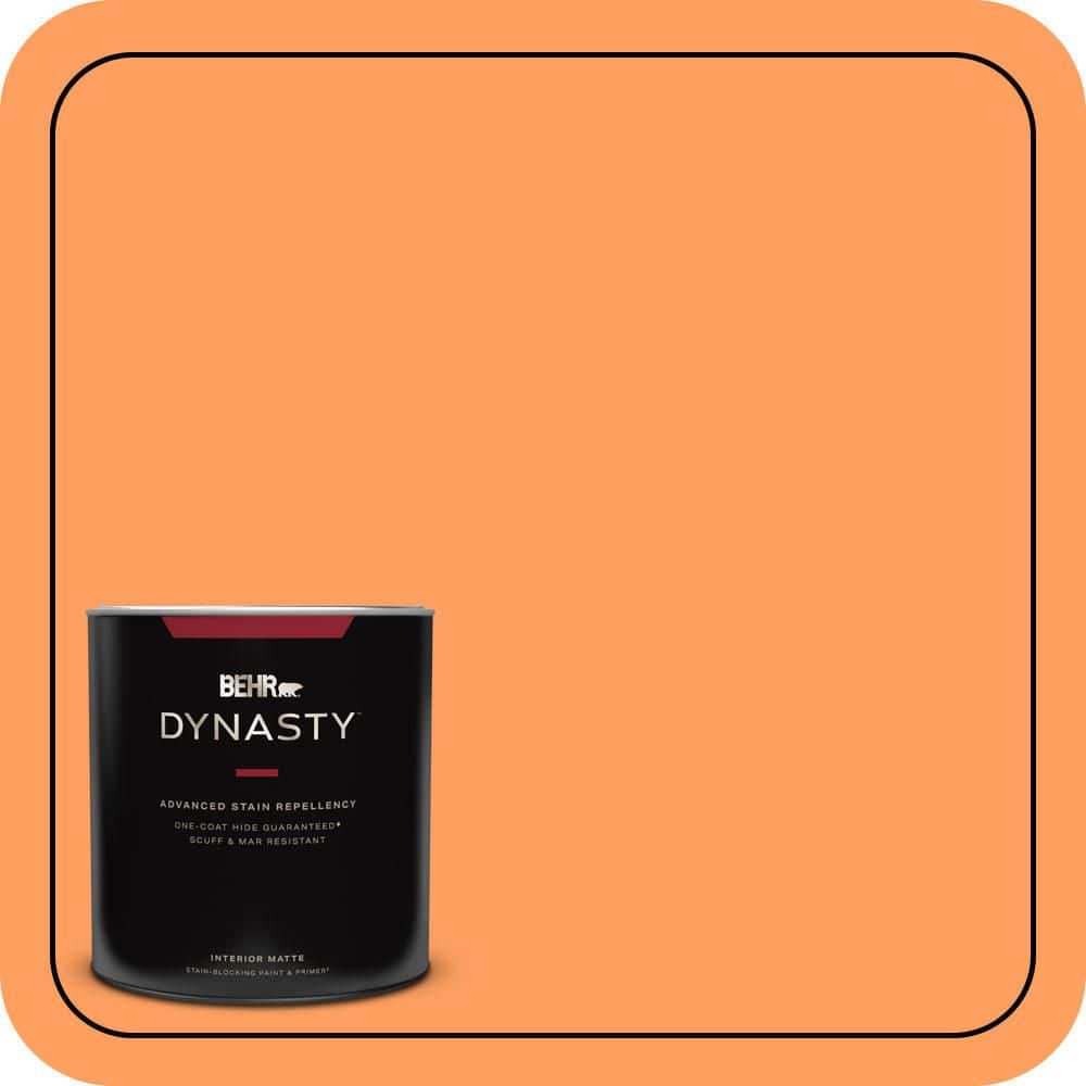 1 qt. #250B-5 Orange Spice Matte Interior Stain-Blocking Paint and Primer price history on PriceWatchPro