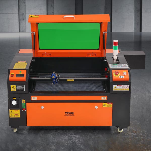 80-Watt CO2 Laser Engraver 20 x 28 in. 19.7 IPS Laser Cutter Machine with 2-Way Pass Air Assist for Wood Acrylic Fabric