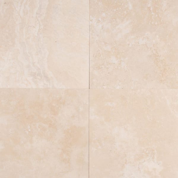MSI Tuscany Beige 12 in. x 12 in. Honed Travertine Stone Look Floor and Wall Tile (10 sq. ft./Case)