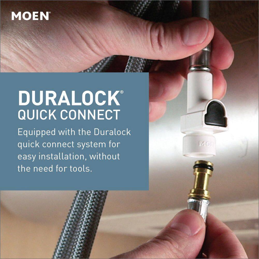 Bronze Transitional Kitchen Faucet with Pull-Out Spray