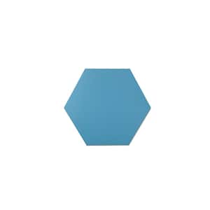 Bex Hexagon 6 in. x 6.9 in. Harbor 2.3mm Stone Peel and Stick Backsplash Tile (6.5 sq.ft./30-Pack)