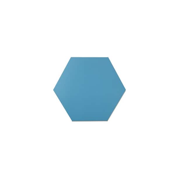 AVANT DECOR Bex Hexagon 6 in. x 6.9 in. Harbor 2.3mm Stone Peel and Stick Backsplash Tile (6.5 sq.ft./30-Pack)