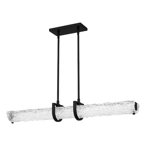 Quoizel Pell 38 in. Matte Black LED Chandelier
