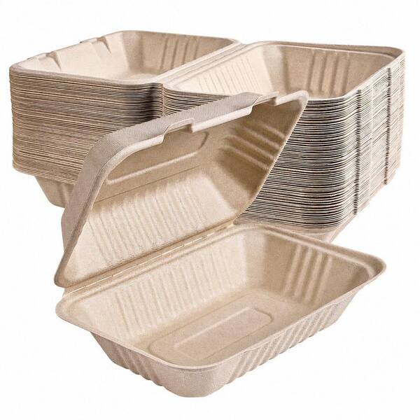 75-Piece Clamshell Take Out Food Containers, Heavy-Duty To Go Boxes for Food
