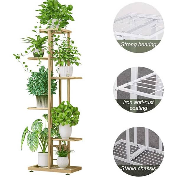 1pc Potted Plant Holder Stands For Flower Pot Metal Garden Container  Supports Rack Heavy Duty Flower Pot Holder, Aesthetic Room Decor, Home  Decor, Spa