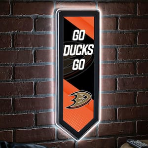 Anaheim Ducks Pennant 9 in. x 23 in. Plug-in LED Lighted Sign