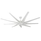 Liberator WiFi 82 in. Indoor/Outdoor Pure White Smart Ceiling Fan with Remote Control