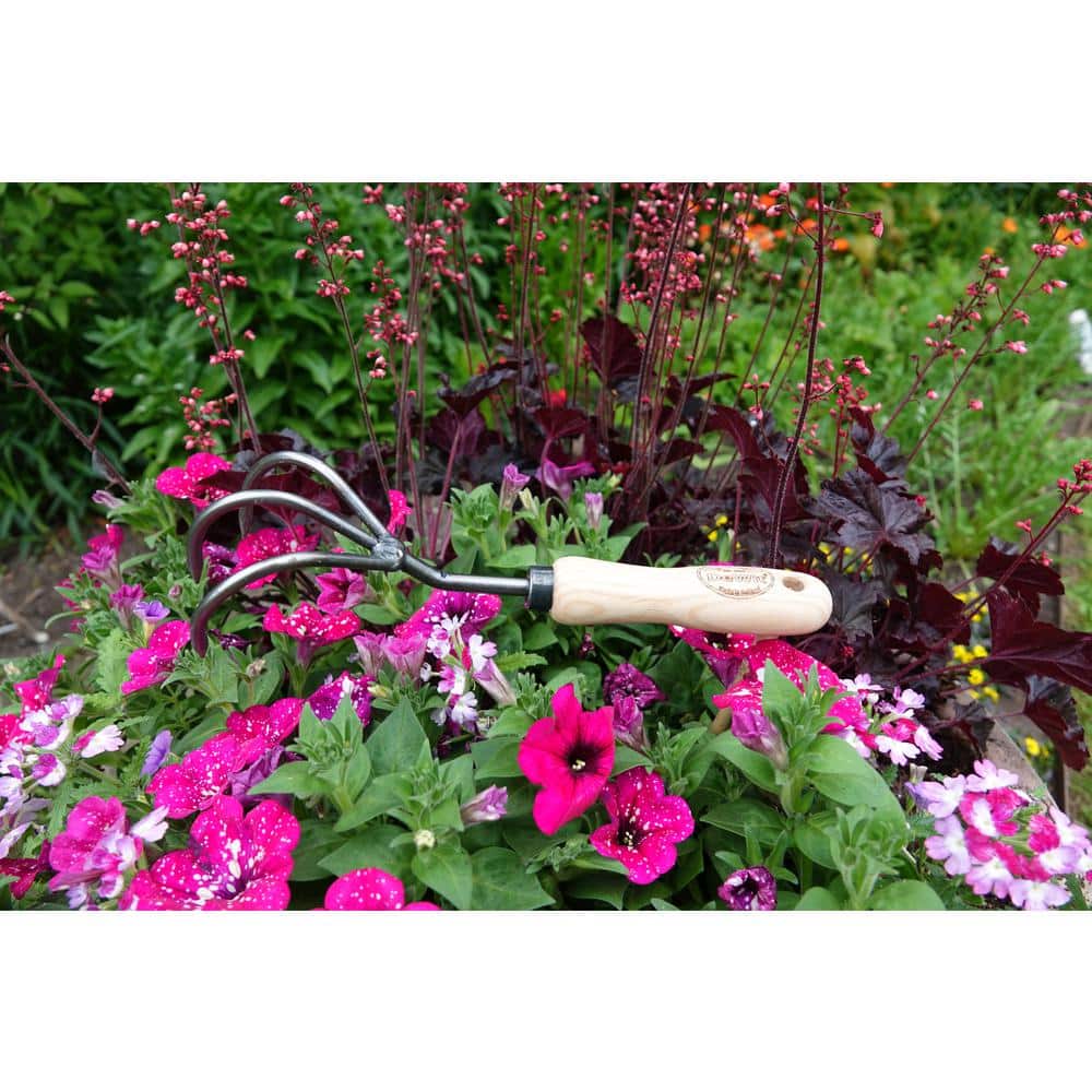 Heavy Duty 3-Tine Cultivator with Ash Hardwood Handle