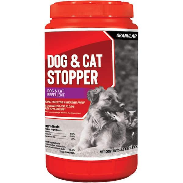 ANIMAL STOPPER Dog and Cat Stopper Animal Repellent, 2.5# Ready-to-Use ...