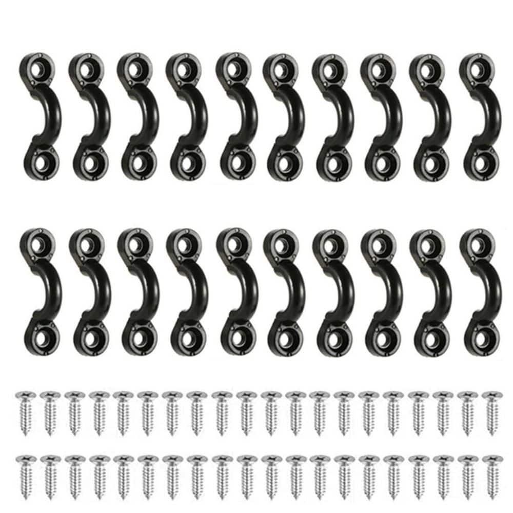 20-Piece Nylon Pad Eye Kit with Stainless Steel Screws for Kayak Canoe Boat Tie Down Deck Rigging price history on PriceWatchPro