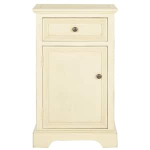 Jarome White/Cream End Table